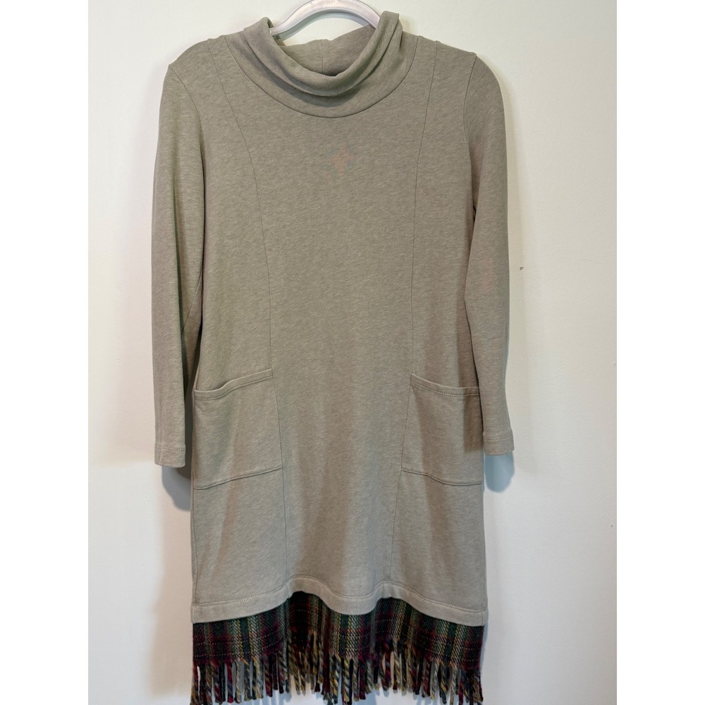 Pure Jill by J Jill slouch-touch cotton cowl neck Tunic Dress Size XS